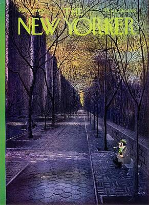 Central Park Evening Stroll Wall Art