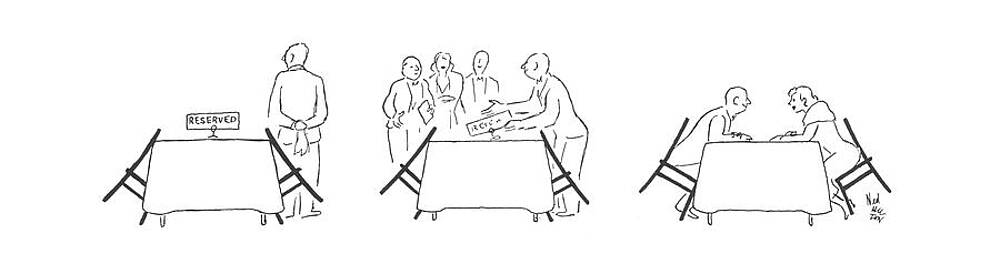 Lover Drawing - New Yorker March 14th, 1942 by Ned Hilton