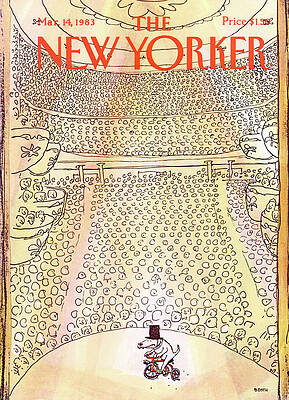 Circus Dog Balancing Act Painting