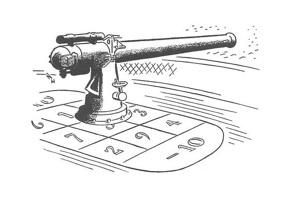 Limit Drawing - New Yorker March 16th, 1940 by Ned Hilton