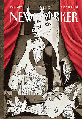 Cubist Inspired New Yorker Cover Painting