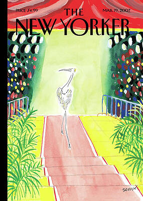 Elegant Bird on the Runway Wall Art