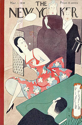 Stylish Woman Playing Ping Pong Painting