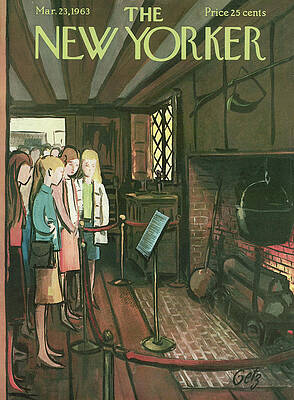 American History Wall Art featuring the painting New Yorker March 23rd, 1963 by Arthur Getz