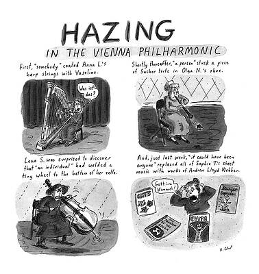 Hazing in Vienna Philharmonic Comic Wall Art