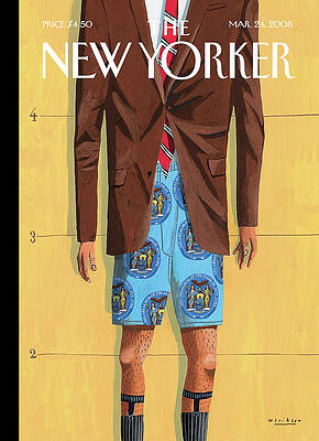 Mark Ulriksen Wall Art featuring the painting The Emperor's New Clothes by Mark Ulriksen