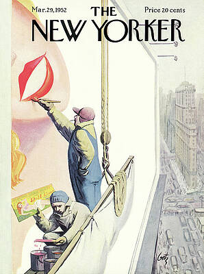 Painters on New Yorker Cover Painting