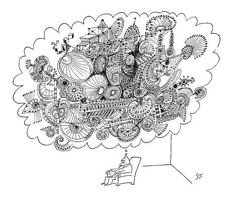 Intricate Thought Bubble Wall Art