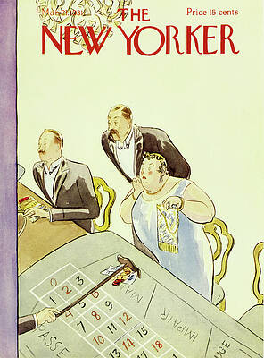 Money Painting - New Yorker March 21 1931 by Helene E Hokinson