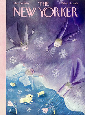 New Yorker Magazine Cover Painting
