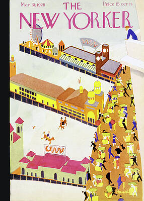 Ride Painting - New Yorker March 31 1928 by Theodore G Haupt