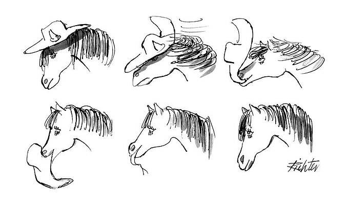 Wind Drawing - New Yorker March 31st, 1986 by Mischa Richter