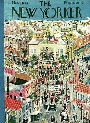 Colorful Town Parade for Sergeant Painting