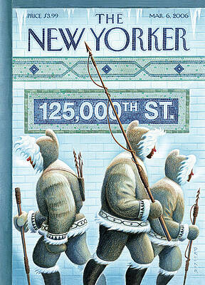 New Yorker Winter Scene Wall Art