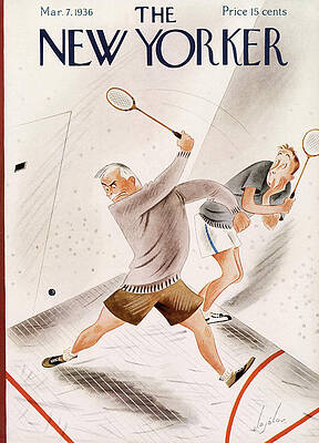 Vintage Squash Match Wall Art