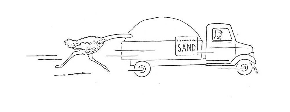 Drive Wall Art featuring the drawing New Yorker May 10th, 1941 by Ned Hilton