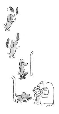 Nose Drawing - New Yorker May 10th, 1999 by Arnie Levin