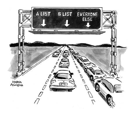 Highway Lanes by Social Status Print