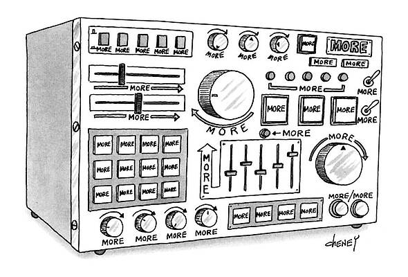 Invention Drawing - New Yorker May 13th, 1991 by Tom Cheney