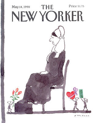 Family Painting - New Yorker May 14th, 1990 by RO Blechman