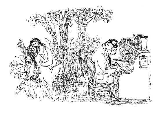 Make Drawing - New Yorker May 15th, 1971 by William Steig