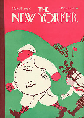 New Yorker Golf Cover 1925 Painting