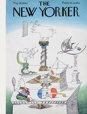 New Yorker Magazine Cover Satire Painting