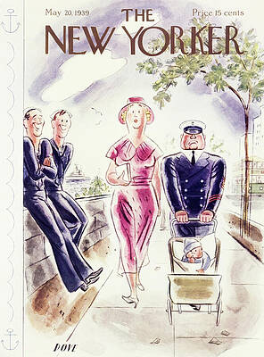 Wall Art featuring the painting New Yorker May 20 1939 by Leonard Dove