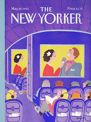 Movie Wall Art featuring the painting New Yorker May 20th, 1991 by Barbara Westman