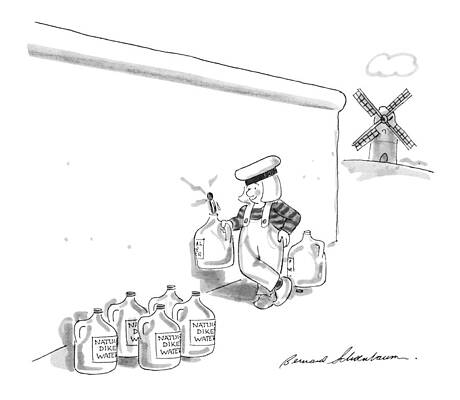 Natural Drawing - New Yorker May 20th, 1991 by Bernard Schoenbaum