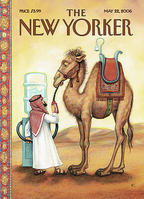 Desert Painting - Fill Er Up by Anita Kunz