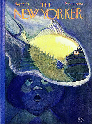 Giant Fish Over Child's Head Wall Art