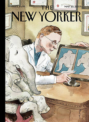 Psychiatrist Consults with Elephant Painting