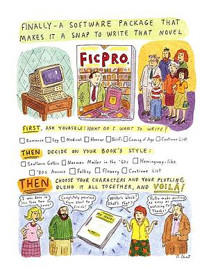 Invention Drawing - New Yorker May 27th, 1996 by Roz Chast