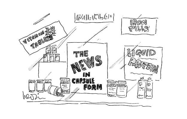 Laboratory Drawing - New Yorker May 28th, 1979 by Arnie Levin