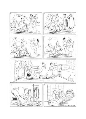 Sexy Drawing - New Yorker May 2nd, 1942 by Roberta Macdonald