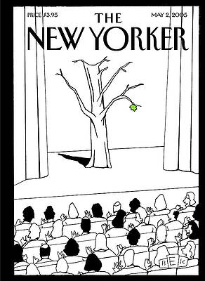 Growth Wall Art featuring the painting Bravo, Spring by Bruce Eric Kaplan