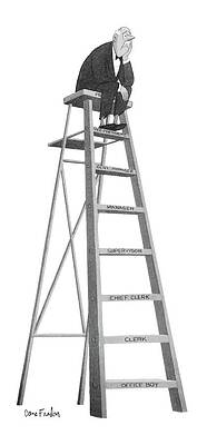 Setting Drawing - New Yorker May 30th, 1959 by Dana Fradon