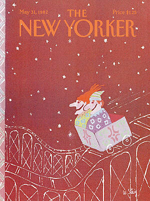 Ride Painting - New Yorker May 31st, 1982 by William Steig