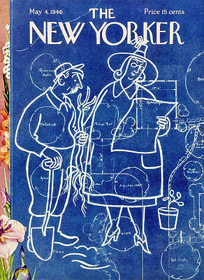 Growth Wall Art featuring the painting New Yorker May 4 1940 by Rea Irvin