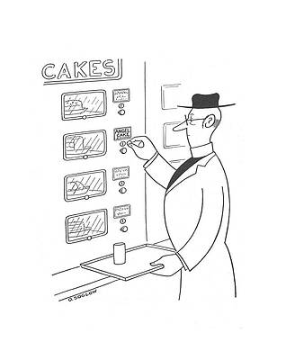 Baking Drawing - New Yorker May 4th, 1940 by Otto Soglow