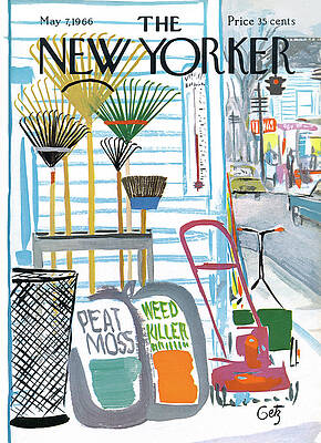 Vintage New Yorker Magazine Cover Painting