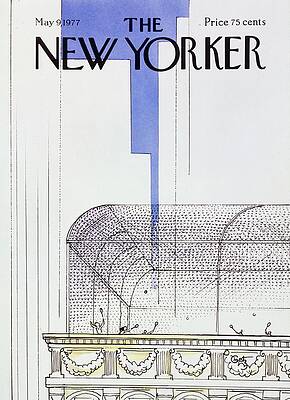 New Yorker Tennis Court Cover Painting