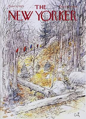 Daytime Painting - New Yorker November 10th 1975 by Arthur Getz