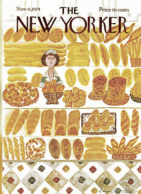 Bakery Display with Assorted Breads Painting