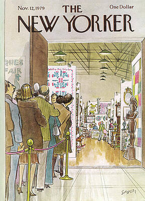 Pier Painting - New Yorker November 12th, 1979 by Charles Saxon