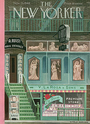 Vintage New Yorker Cover with Photo Studio Wall Art