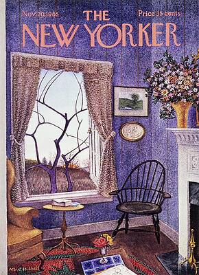 Cozy Winter Interior Scene Painting