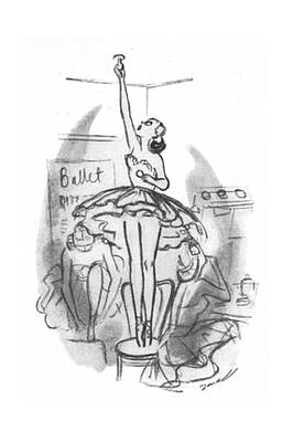 Natural Drawing - New Yorker November 22nd, 1941 by Leonard Dove