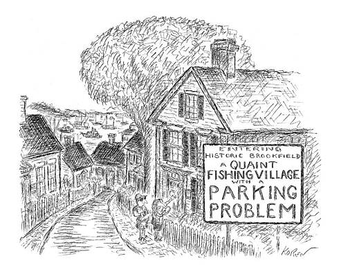 Historic Drawing - New Yorker November 22nd, 1999 by Edward Koren